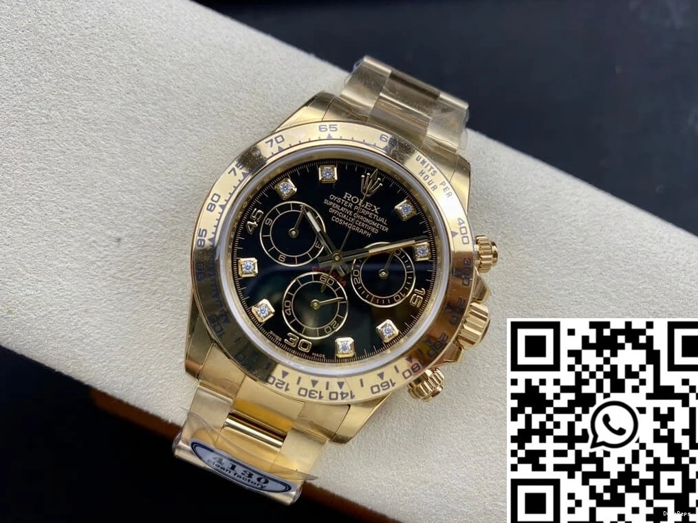 Clean M116508-0008 Rolex Diamond-set Cosmograph Daytona Factory Dial 1101